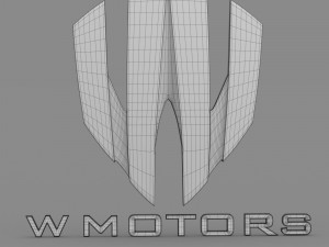 w motors logo Modelo 3D