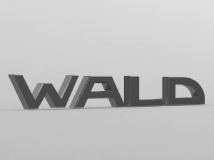 wald logo Modèle 3D