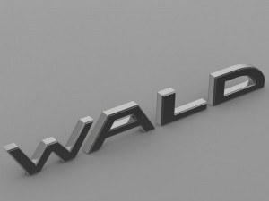 wald logo Modèle 3D