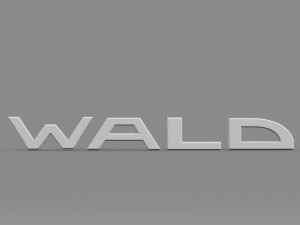 wald logo Modèle 3D