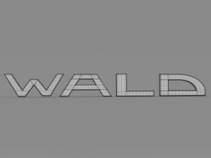 wald logo Modèle 3D