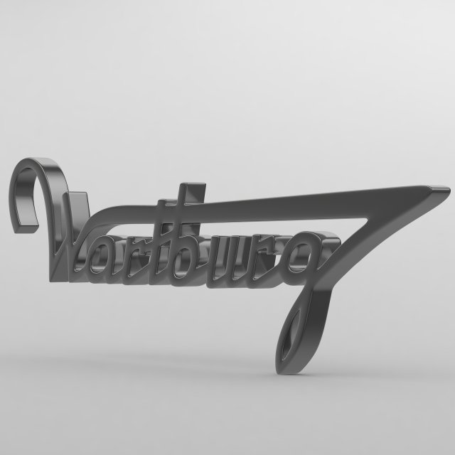 wartburg logo Model 3D .c4d .max .obj .3ds .fbx .stl .blend