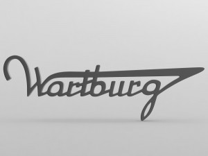 wartburg logo Model 3D