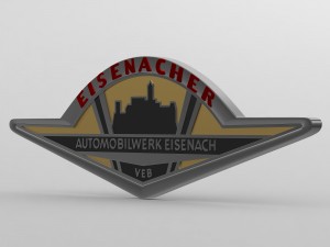 wartburg logo 2 Modello 3D