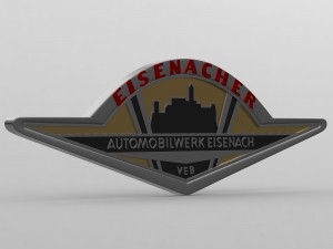 wartburg logo 2 3D मॉडल