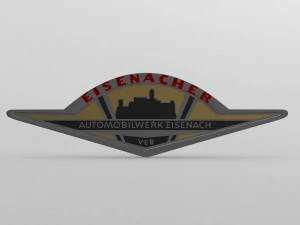 wartburg logo 2 3D Model