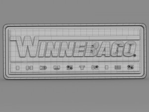 winnebago logo 3 3D Model