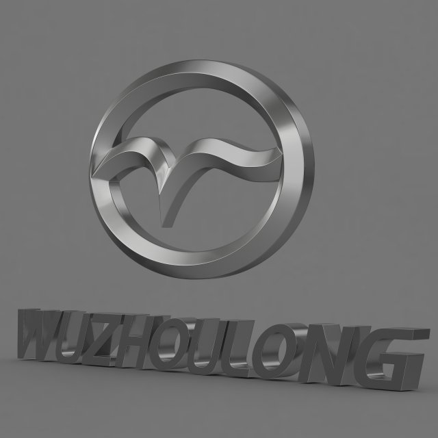 wuzhoulong logo 3D Модель .c4d .max .obj .3ds .fbx .stl .blend