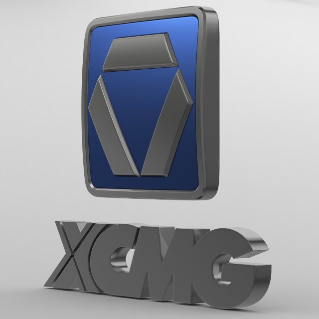 xcmg logo 3D मॉडल .c4d .max .obj .3ds .fbx .stl .blend 