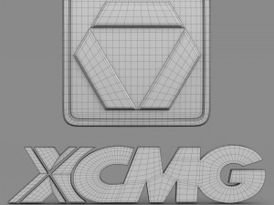 xcmg logo 3D मॉडल