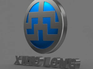 logo lungo xiao Modello 3D