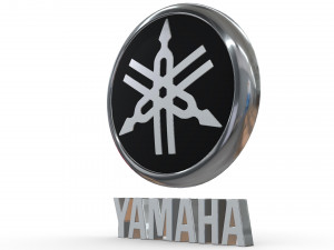 yamaha logo 2 3D Model