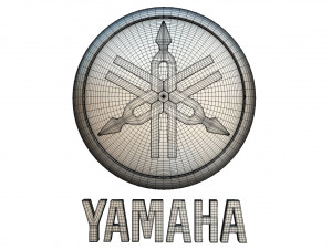 yamaha logo 2 3D Model
