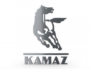 kamaz logo Modelo 3D