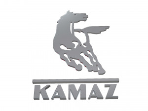 kamaz logo Model 3D