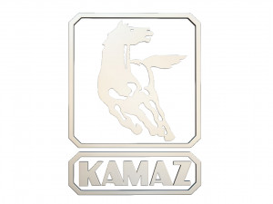 kamaz logo 2 Model 3D