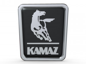 kamaz logo 3 3D Model
