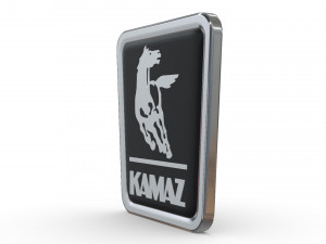 kamaz logo 3 Modello 3D