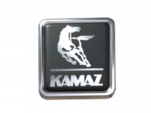 kamaz logo 3 Modello 3D