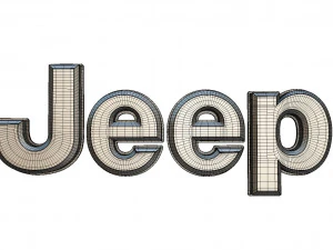 jeep logo 3D Model