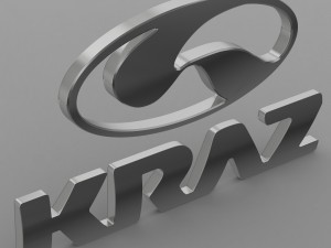 kraz logo Modelo 3D