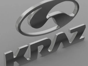 logotipo kraz Modelo 3D