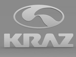 kraz logo Modelo 3D