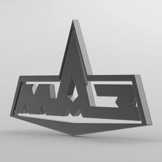 maz logo 3D Model .c4d .max .obj .3ds .fbx .stl .blend 