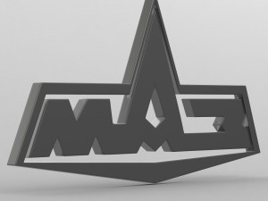 maz logo 3D 모델