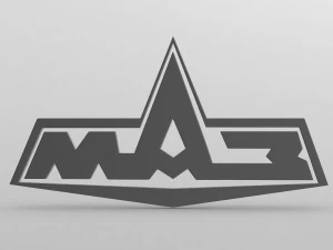 maz logo 3D Model