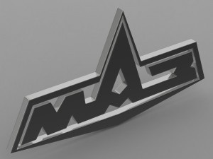 maz logo 3D 모델