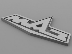 maz logo 3D 모델