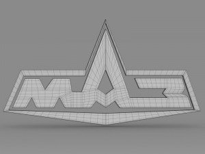 maz logo 3D 모델