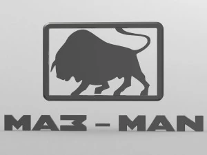 maz man logo 3D Model