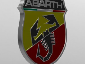 abarth logo 3Dモデル