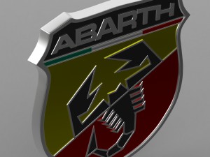 abarth logo 3Dモデル