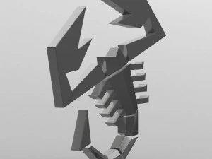 abarth logo 2 3D Model