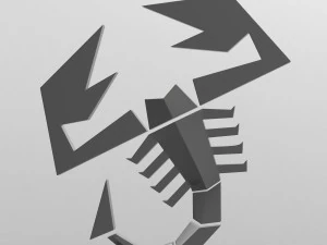 abarth logo 2 3D Model