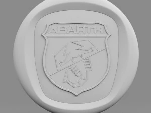 abarth logo 3 3D Model