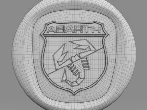 abarth logo 3 3D Model