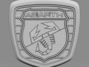 abarth logo 4 3D Model