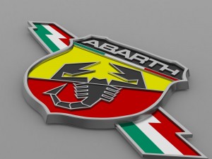 abarth logo 5 Modello 3D