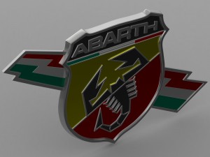 abarth logo 5 Modello 3D