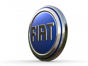 fiat logo 3Dモデル