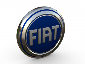 fiat logo 3Dモデル