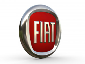 fiat logo 2 Model 3D