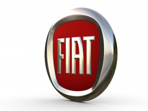fiat logo 2 Model 3D