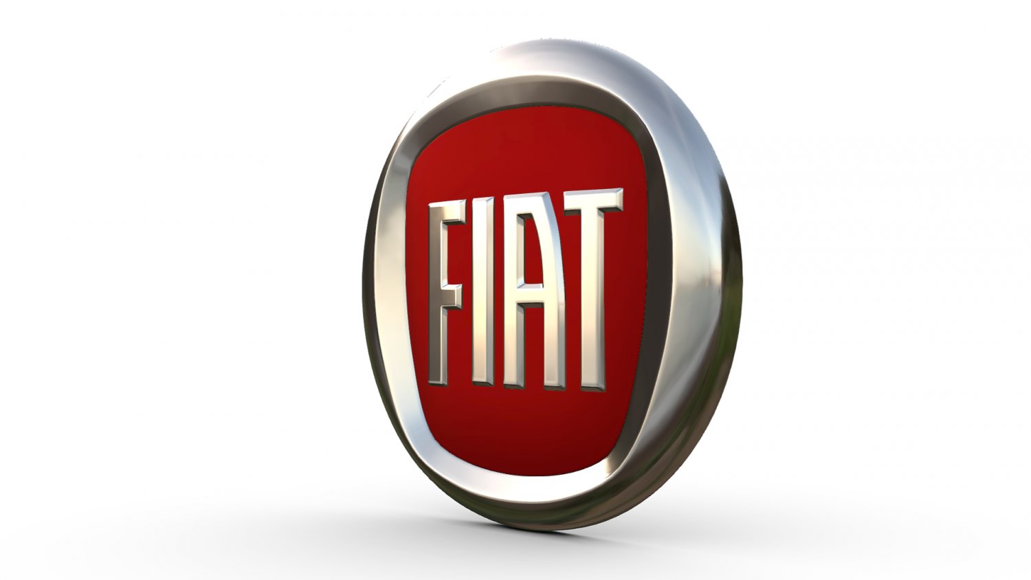 fiat logo 2 3D Model in Parts of auto 3DExport