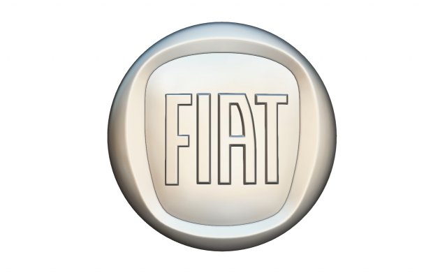 fiat logo 2 3D Model