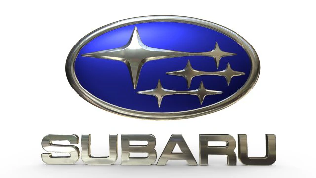 subaru logo 3D Model .c4d .max .obj .3ds .fbx .stl .blend